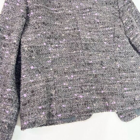 Classiques Entier Jacket Wool Alpaca Blazer Womens Medium Boucle Tweed Preppy - Picture 10 of 11